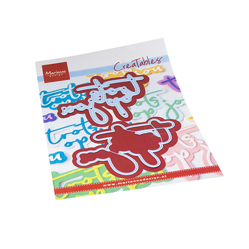 LR0811, creatables, Marianne design, trots op jou, Jej hobby
