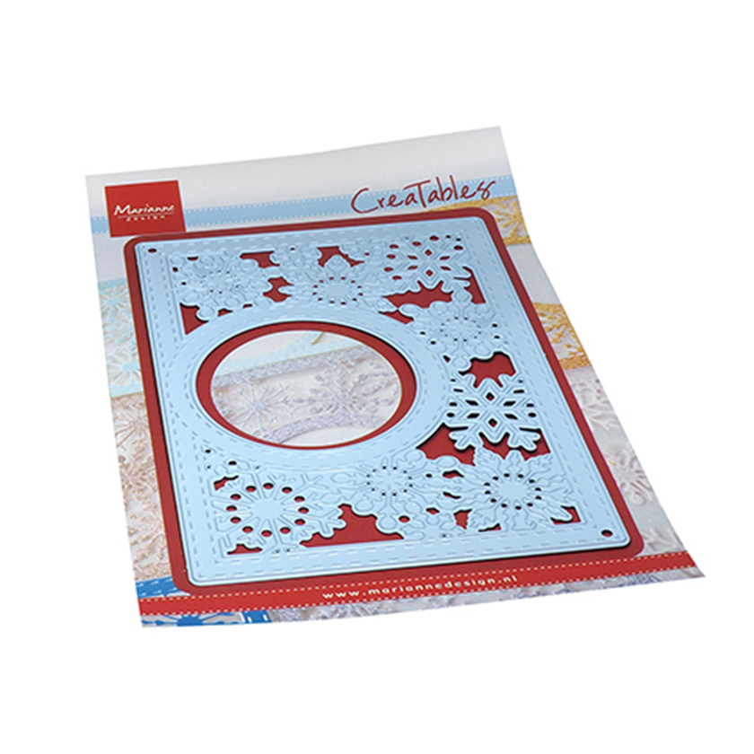 LR0816, Marianne design, creatables, Rectangle Snowflakes, jej hobby