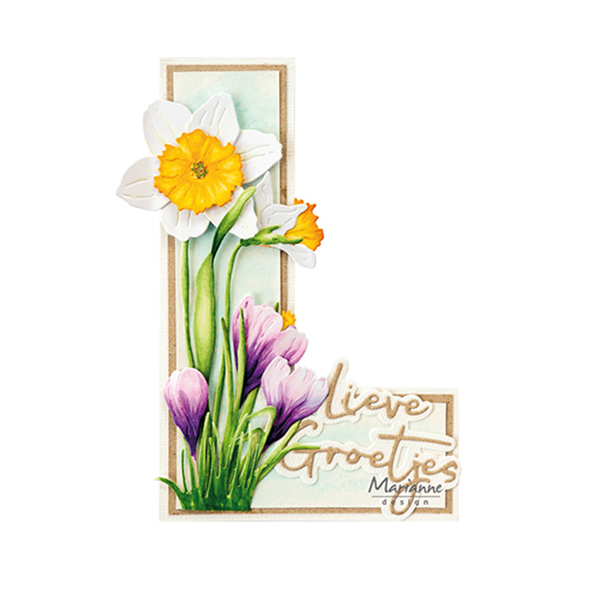 Marianne Design Craft Stencil - L Letter