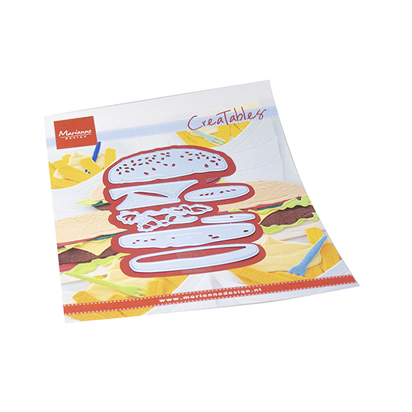 LR0867, Marianne Design, Creatable, Burgers, jej hobby