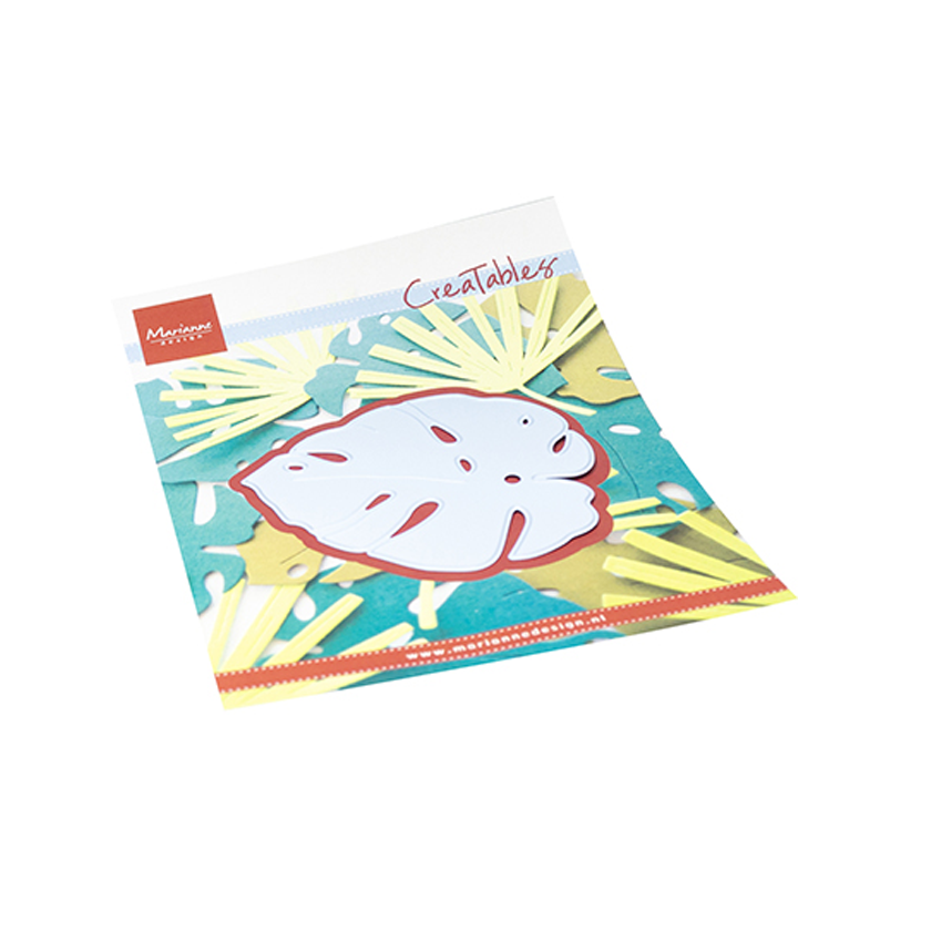 LR0869, Marianne Design, Creatable, Monstera leaf, jej hobby