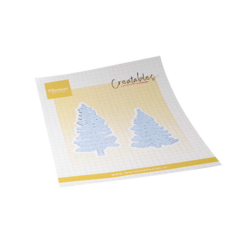 LR0873 Creatable, Set of pine trees