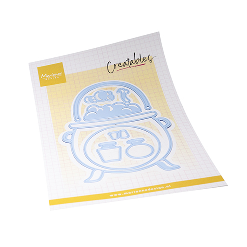 LR0882, cauldron, creatable, Marianne design, jej hobby