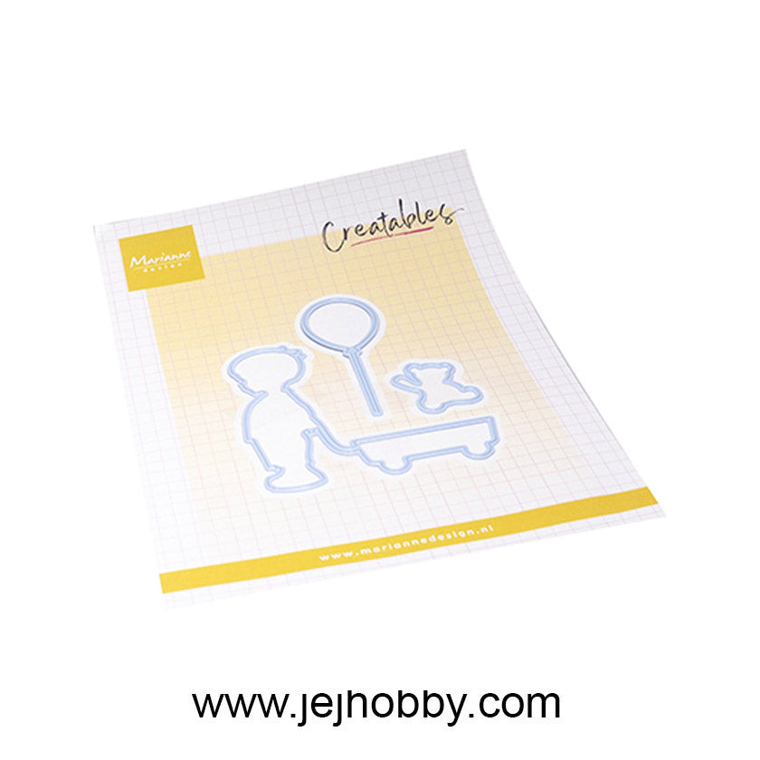 LR0893, Silhouette boy, Marianne Design, jej hobby