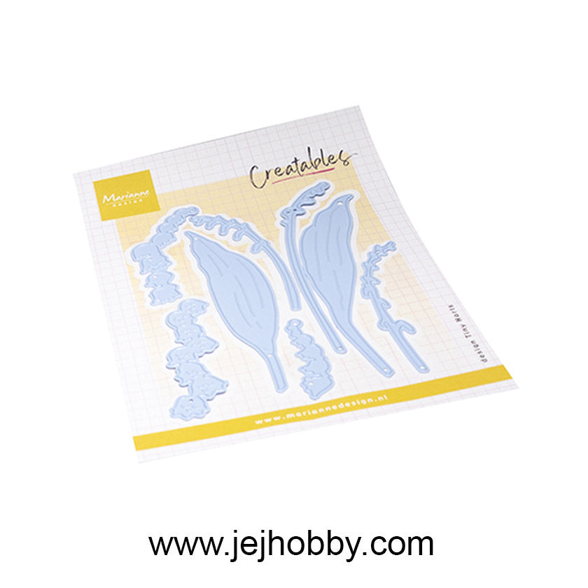 LR08956 Tiny's Lily of the valley, Marianne Design, jej hobby
