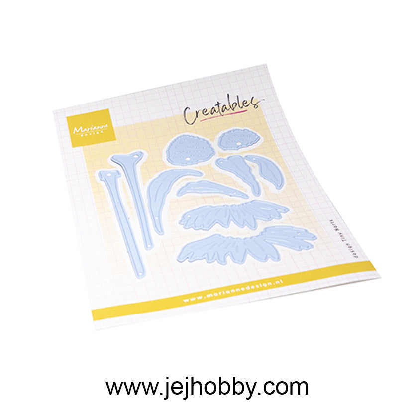 LR08957, Tiny's Coneflower, Marianne Design, jej hobby