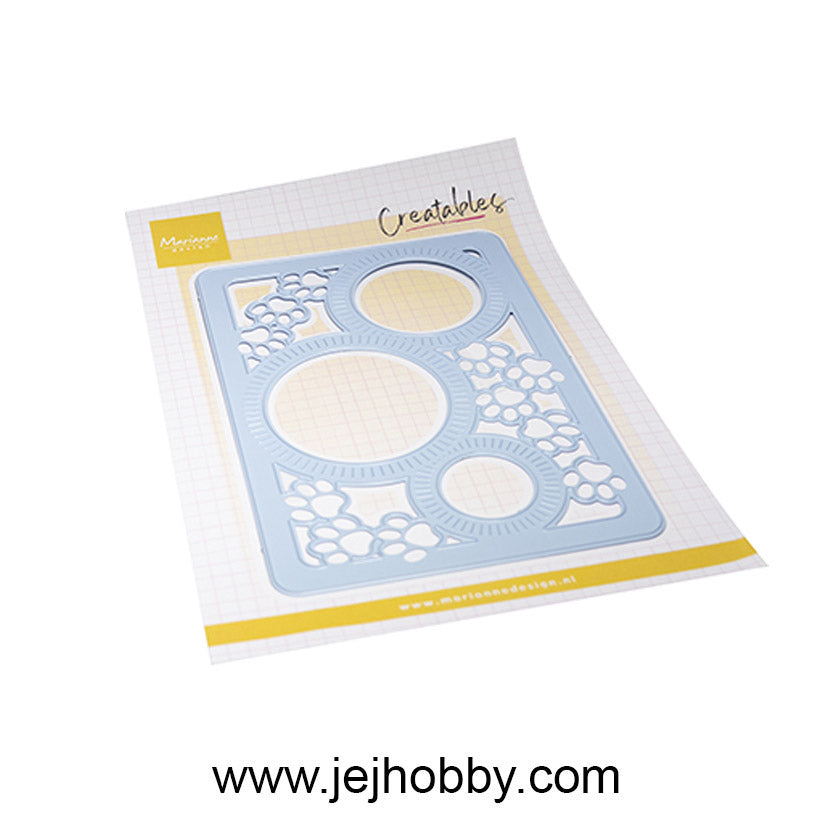 LR0900 Lay out paws creatable, Marianne design, jej hobby
