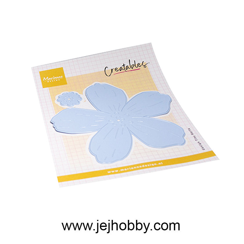 LR0901, Tiny's large flower, creatable, Marianne design, jej hobby