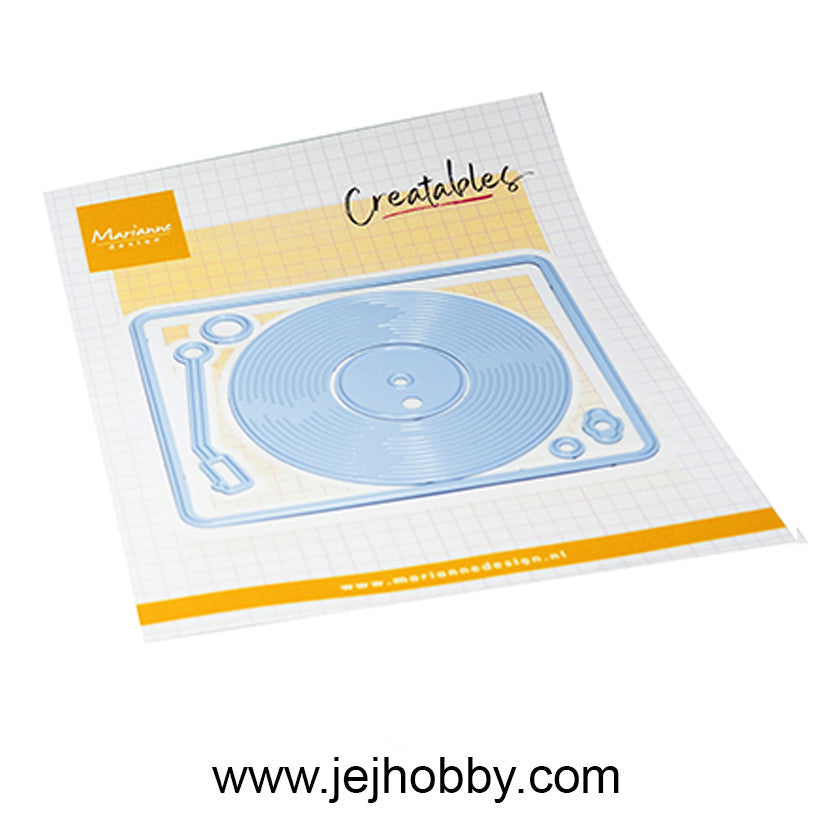 LR0908, record player, creatable, Marianne design, jej hobby 