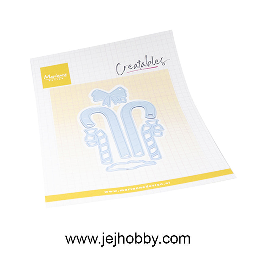 LR0916, Candy canes Creatable, Marianne design, jej hobby
