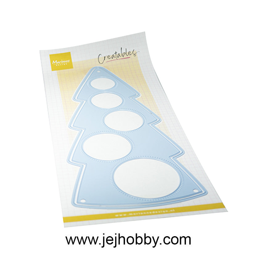 LR0918, Lay-out Christmas tree, Creatable, Marianne design, jej hobby