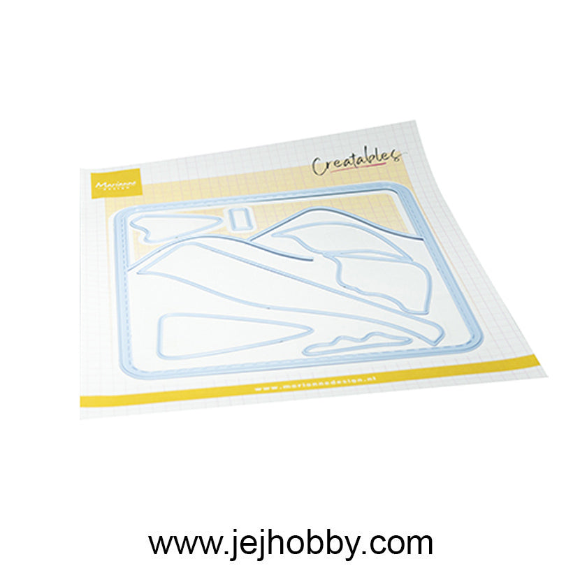 LR0919, Mountain scenery Creatable, Marianne design, jej hobby