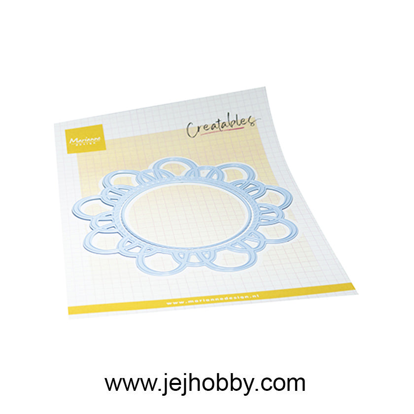 LR0921, Wicker circle, Creatable, Marianne design, jej hobby