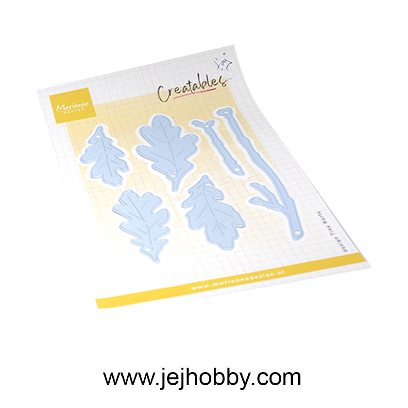 LR0925,Tiny's oak branches, Creatable, Marianne design, jej hobby