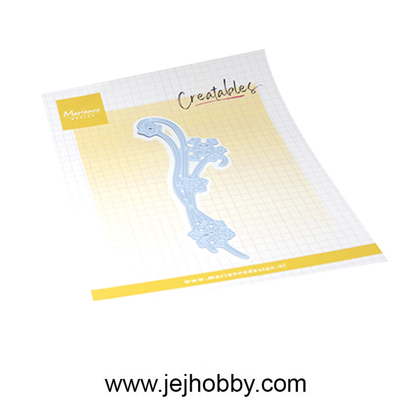 LR0927, Ice crystals swirl, Creatable, Marianne design, jej hobby