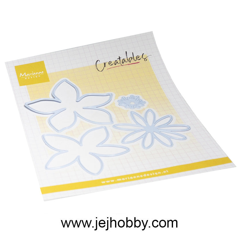 LR0930, Fantasy Flowers, Creatable, Marianne Design, jej hobby