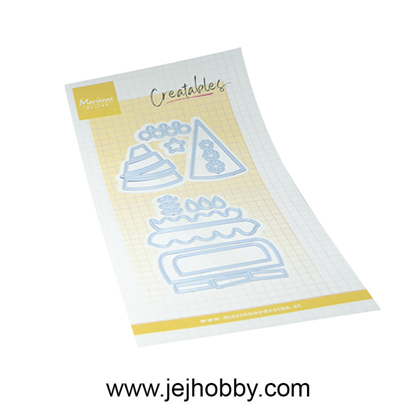 LR0942, Birthday set, Marianne Design, jej hobby