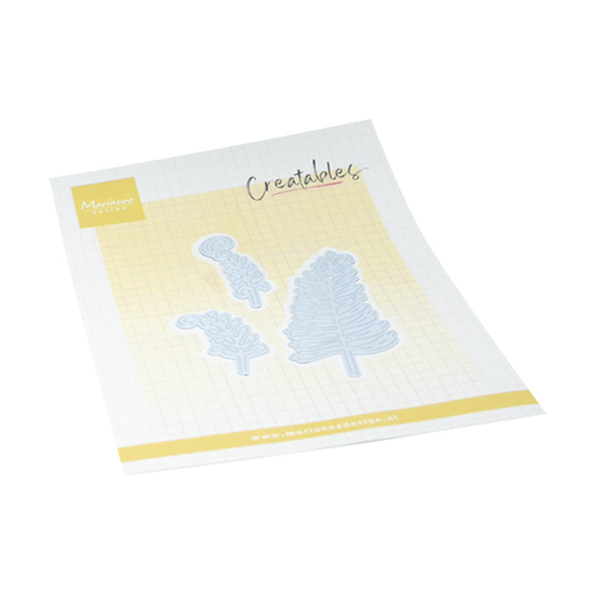 LR0946, Fantasy Ferns creatable, Marianne Design, jej hobby