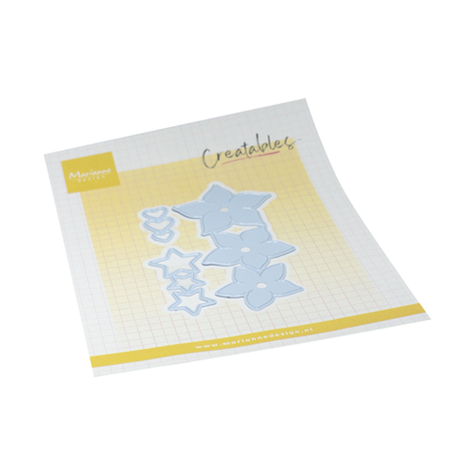 LR0950 Star flower creatable van Marianne Design. Dit is een stansmal voor hobby