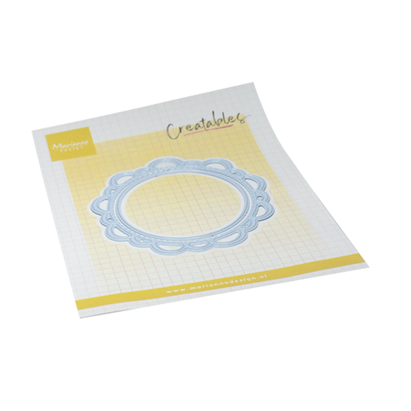 LR0953 Wicker circle small creatable, Marianne Design. Dit is een stansmal voor hobby