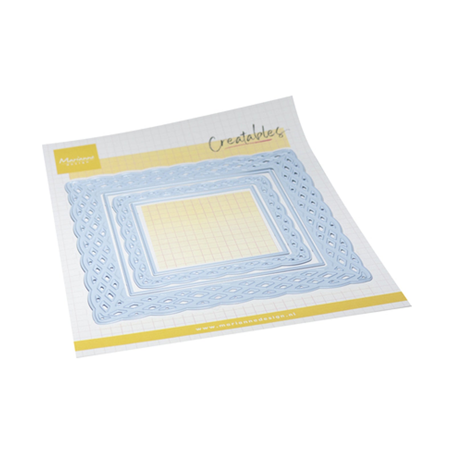 LR0954 Wicker square set creatable van Marianne Design. Dit is een stansmal voor hobby.