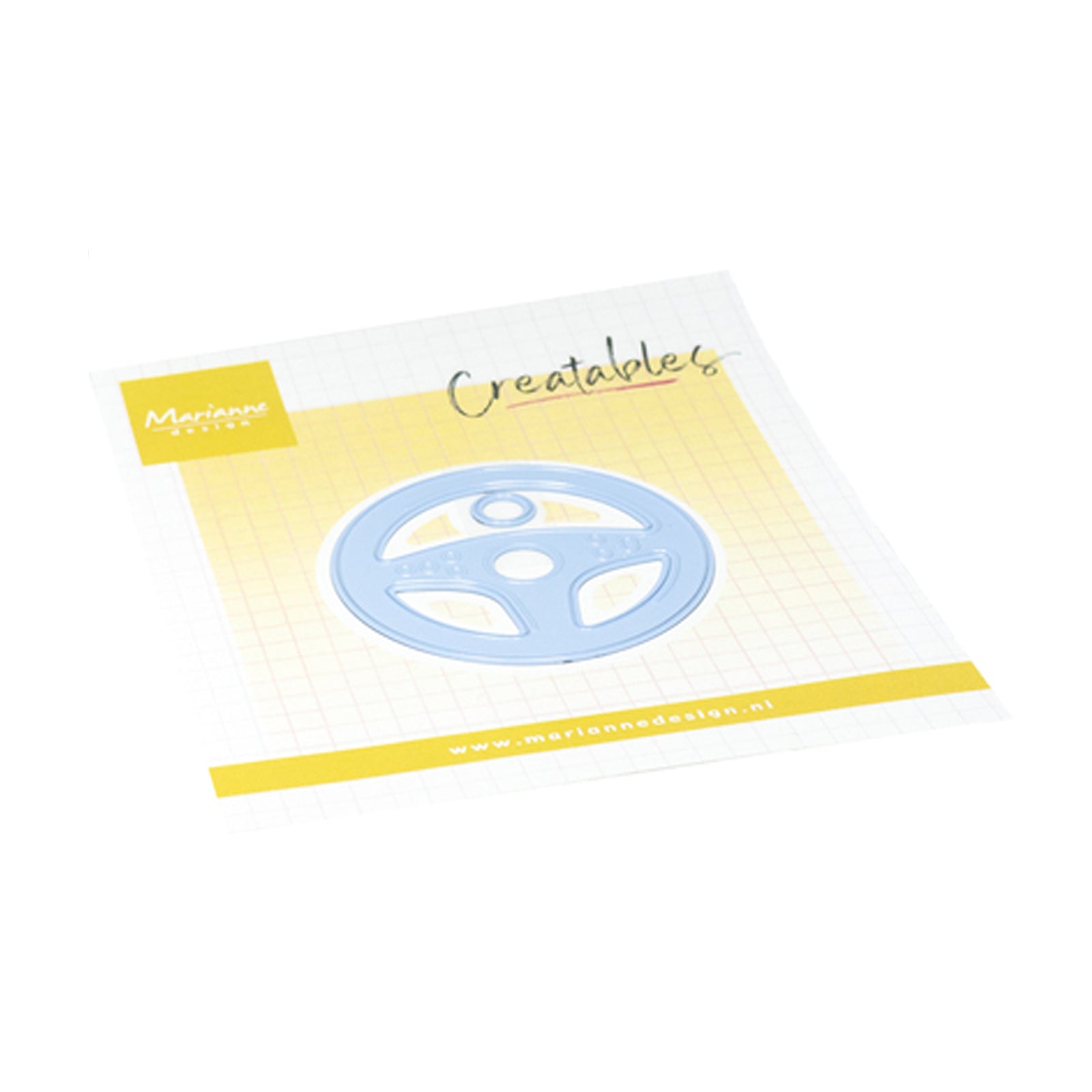 LR0962 Steering wheel Creatable van Marianne design. Dit is een stansmal voor hobby