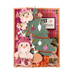 voorbeeld gemaakt met de Marianne Design Creatables LR0964 - Candle Christmas Tree L