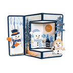 voorbeeld gemaakt met de Marianne Design Creatables LR0977 Square Fold stansmallen vouwkaart