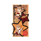 voorbeeld gemaakt met de Marianne Design Creatables LR0978 Layout Stars stansmallen sterren