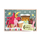 Marianne Design LR0983 Creatables Sinterklaas snijmal met afbeelding van Sinterklaas op zijn paard.