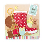 Marianne Design LR0984 Creatables Laars set met drie metalen snijmallen voor het maken van een decoratieve Sinterklaaslaars.