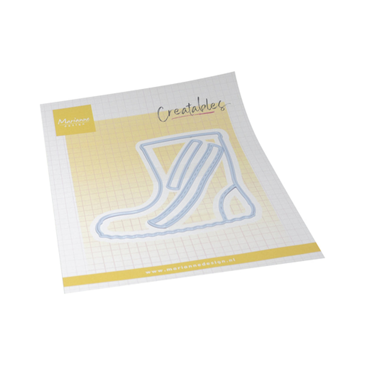Marianne Design LR0984 Creatables Laars set met drie metalen snijmallen voor het maken van een decoratieve Sinterklaaslaars.