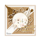 Marianne Design LR0986 Creatables Met oprechte deelneming set met twee tekstsnijmallen voor condoleancekaarten.