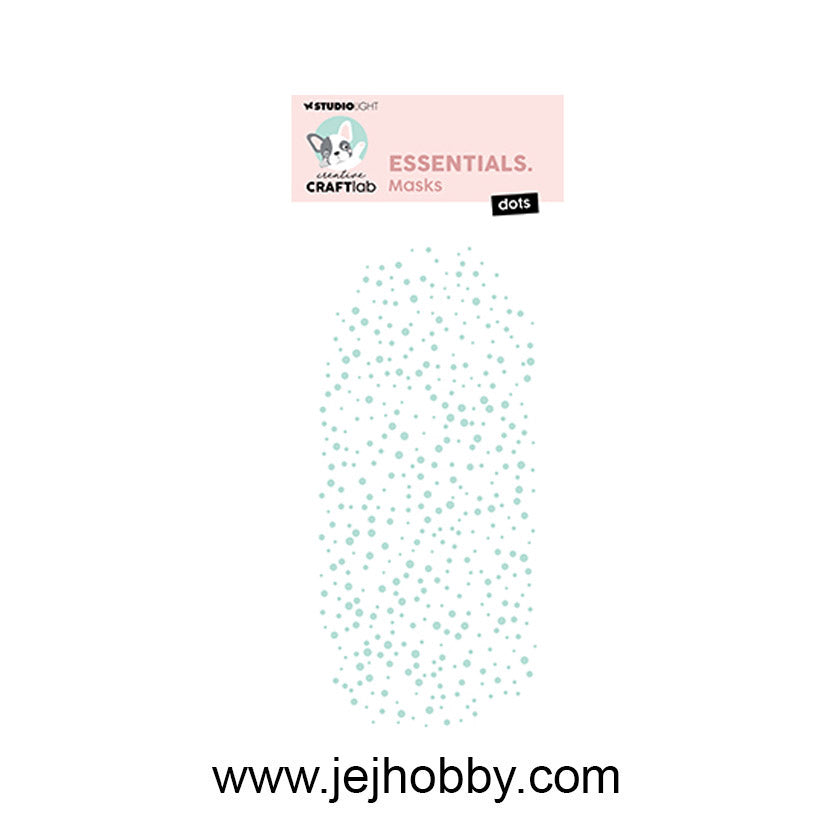 MASK360 Dots van de creative craftlab collectie van studio light. Dit is een maskstencil voor hobby