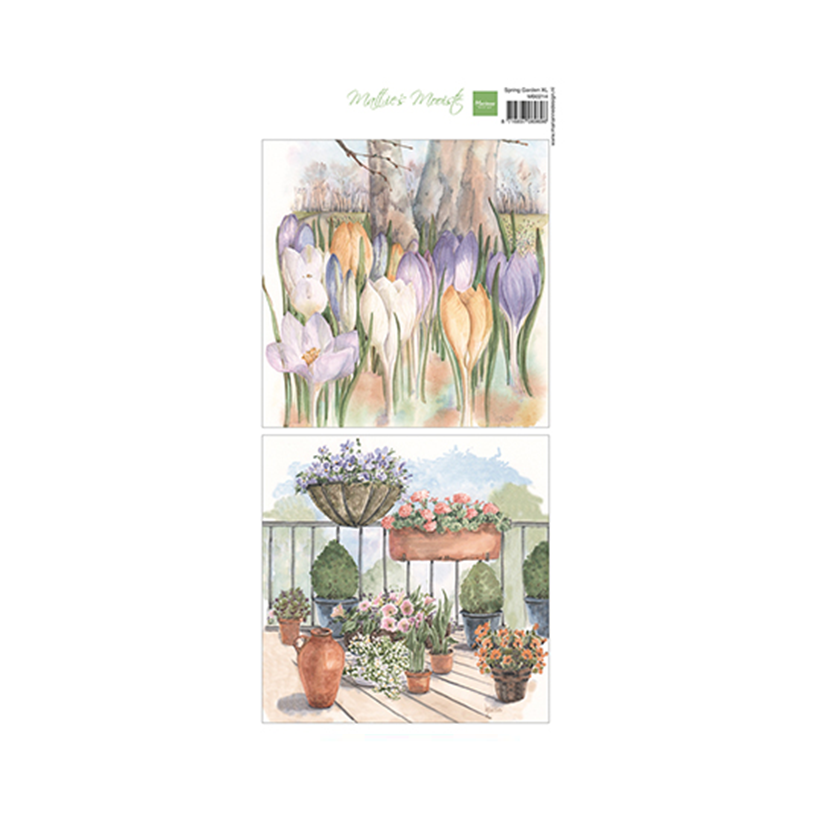 MB0214, Marianne design, Knipvel Mattie's Mooiste Spring Garden XL, jej hobby