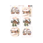 MB0220, Marianne design, Knipvel, Mattie's Mooiste Winter cottages, jej hobby