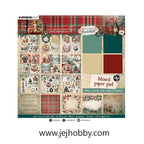 MPP254, Mixed Paper Pad, Festive Nostalgia JMA, Studio Light, Jej hobby