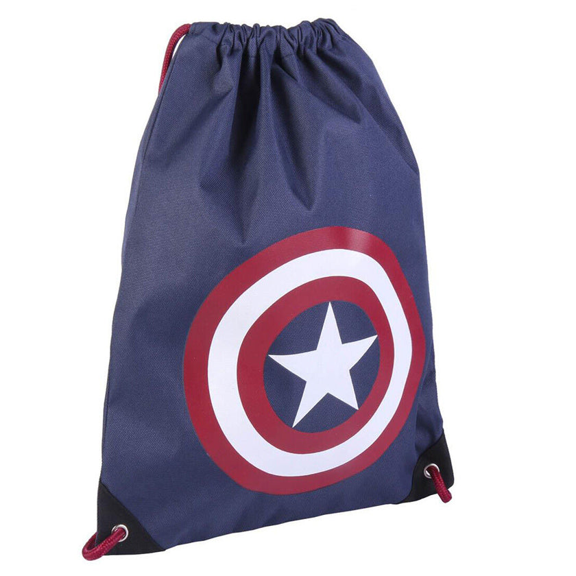 Marvel Captain America Gym tas van 40 cm, optioneel met naam