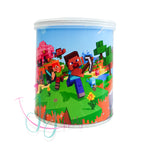 Minecraft Pringles overwereld met alex en steve school en feest traktatie