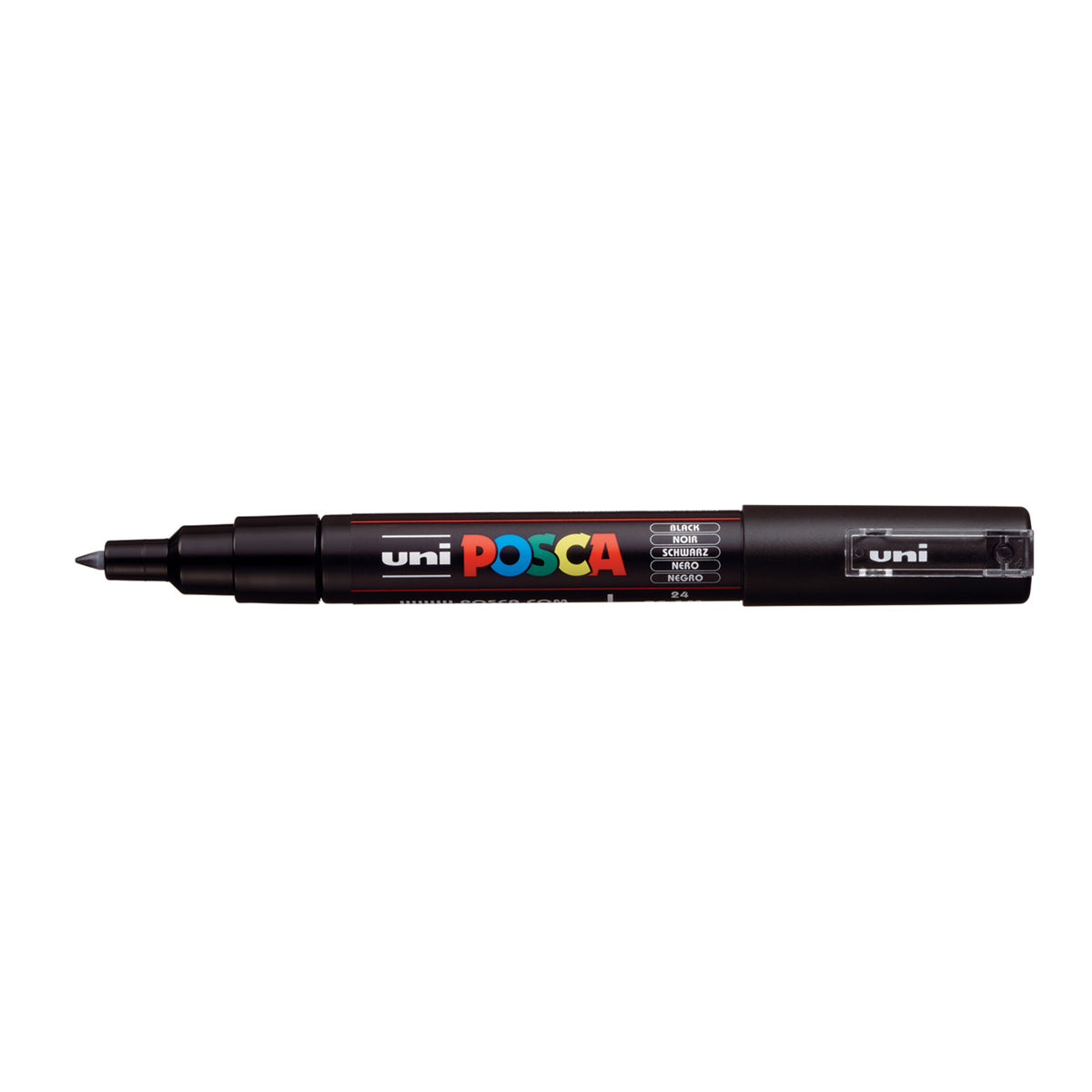 Uni Posca PC-1M Zwart (0.7 - 1.0 mm) - Extra Fine Acrylmarker