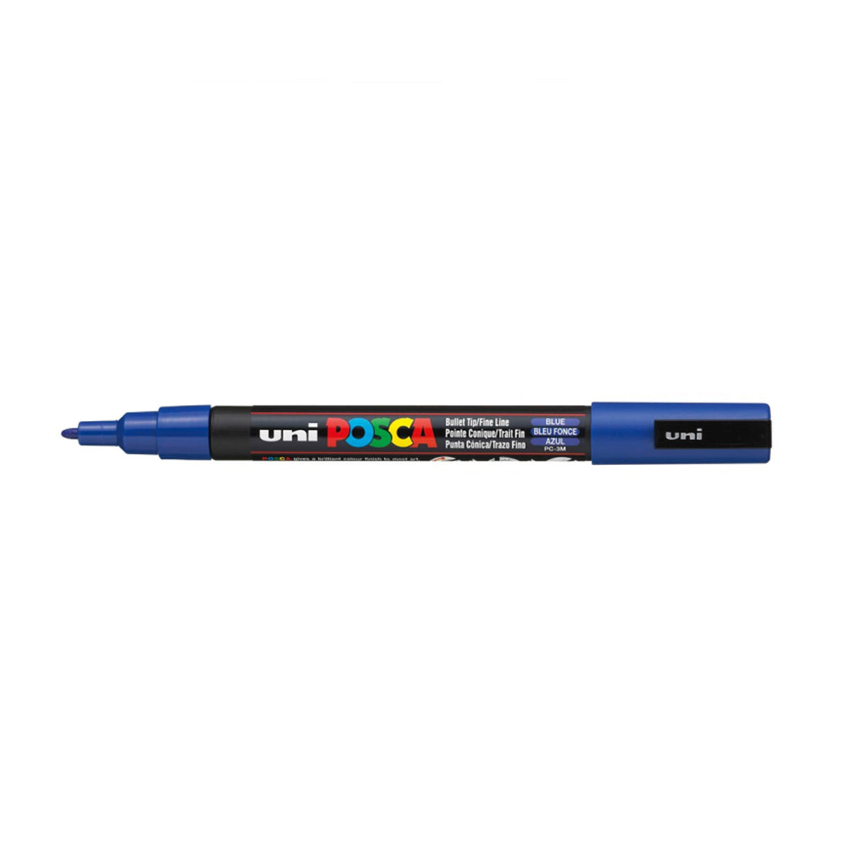 PC3M-BF, Uni Posca Verfmarker 3M, donker blauw Acryl marker, Jej hobby