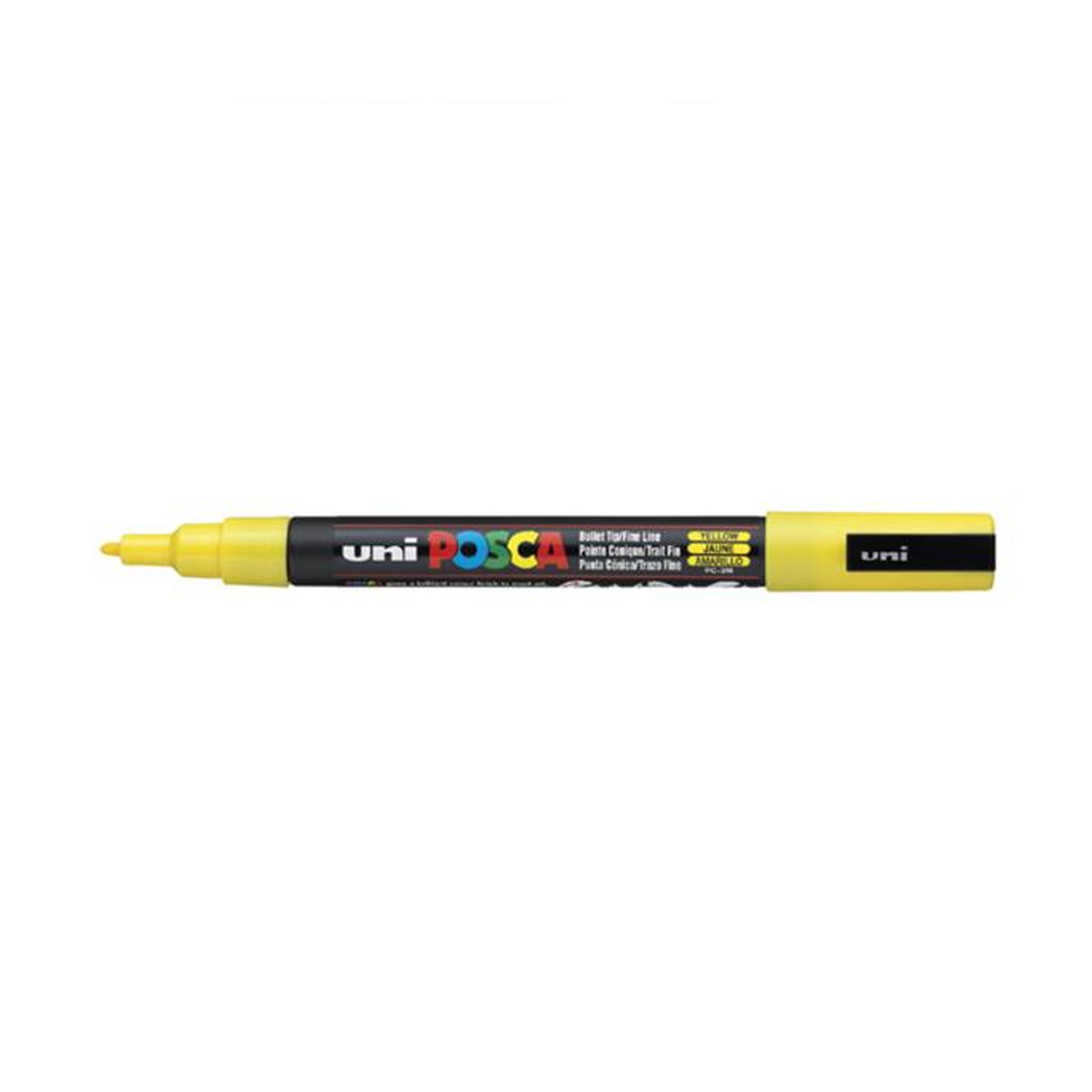 PC3M-J, Uni Posca Verfmarker 3M geel Acryl marker, Jej hobby