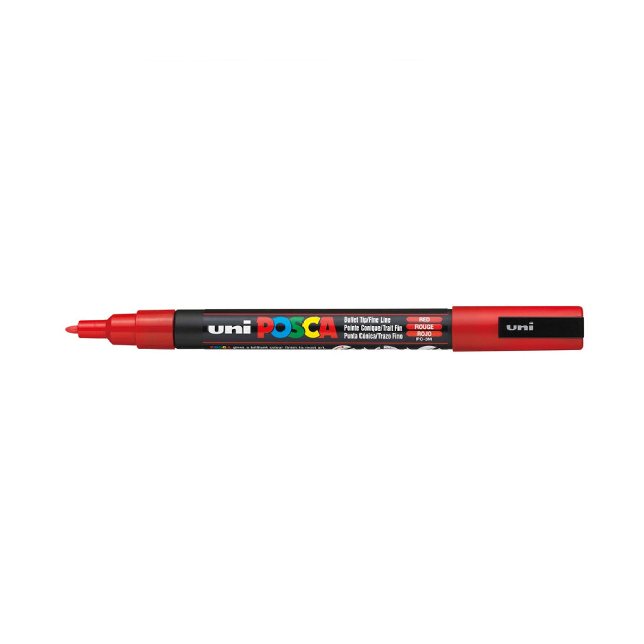 PC3M-R, Uni Posca Verfmarker 3M Rood Acryl marker, Jej hobby