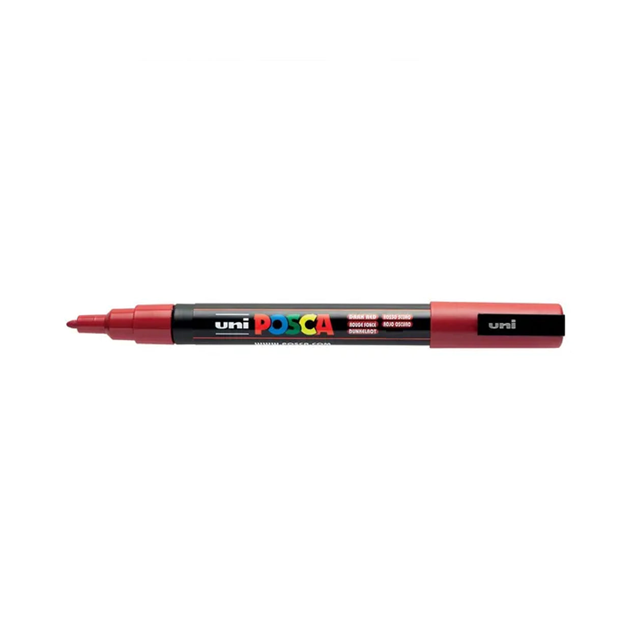 PC3M-RF, Uni Posca Verfmarker 3M Donkerrood Acryl marker, Jej hobby