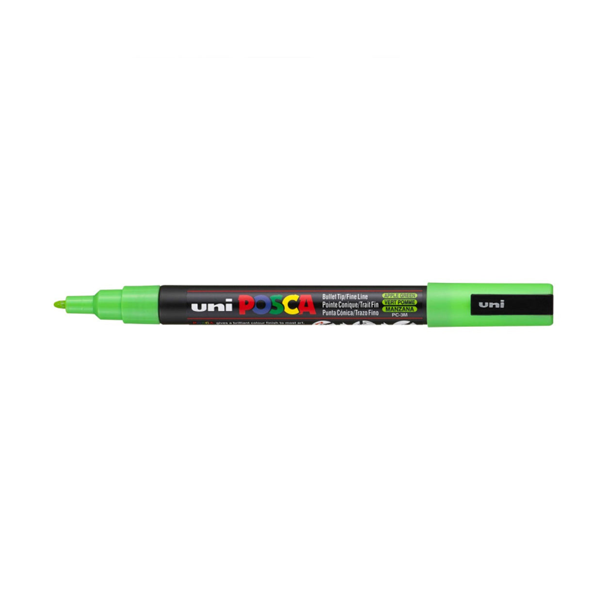 PC3M-VP, Uni Posca Verfmarker 3M appelgroen Acryl marker, Jej hobby