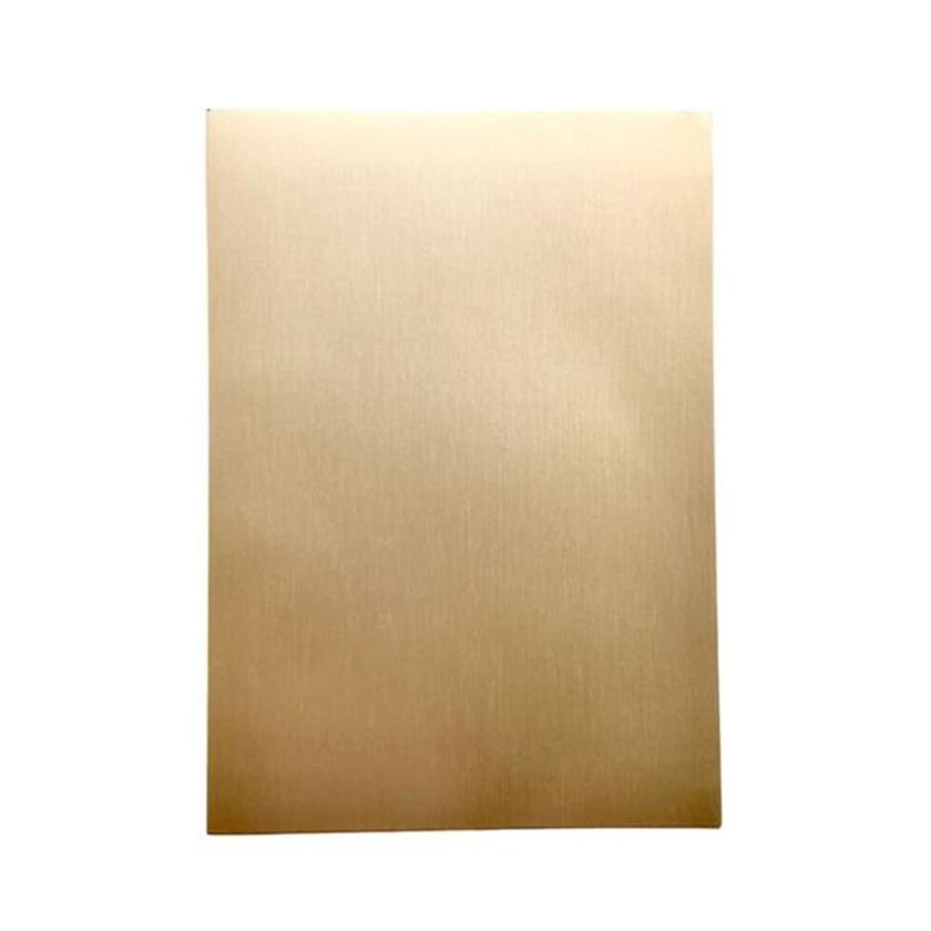 Mirror card matt Gold pearl