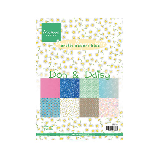 Pretty papers bloc Marianne Design Don & Daisy