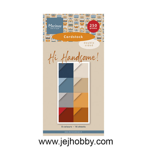 PK9209, Hi Handsome, cardstock, Marianne Design, Jej hobby 