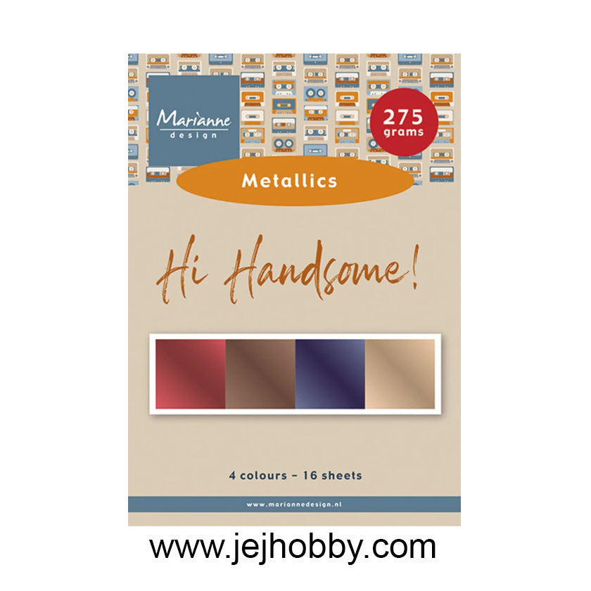 PK9210, Hi Handsome, Metallic,  Marianne design , Jej hobby