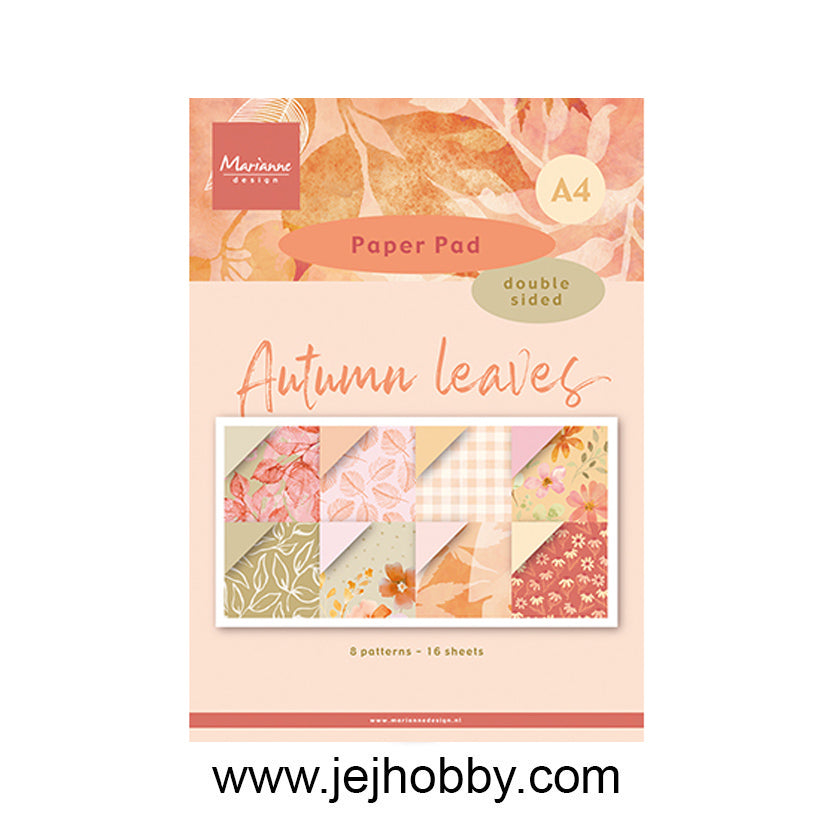 PK9215, Autumn leaves, design papier, Marianne design, jej hobby